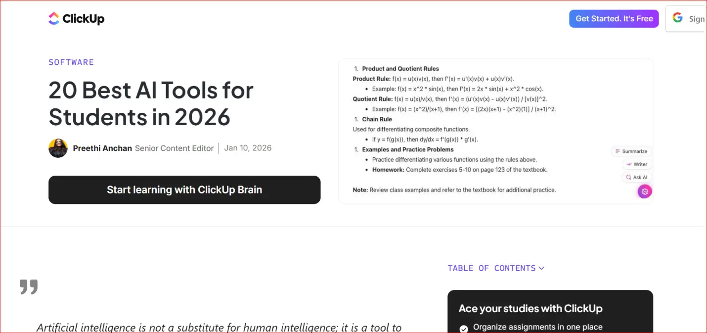 Essential for Students in 2026: 20 Completely Free AI Learning Tools