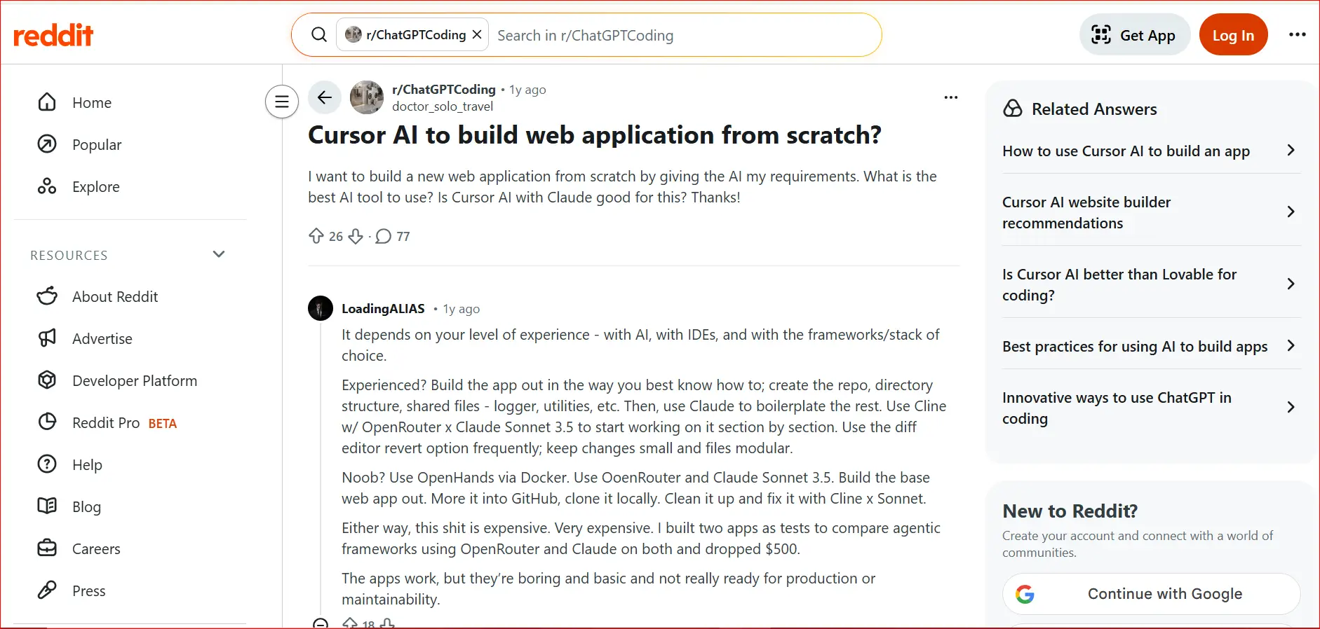 How to Develop a Web App Using Cursor and Natural Language